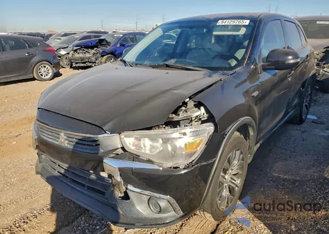 2017 Mitsubishi Outlander Sport Es из США, поврежденный, VIN JA4AP3AU2HZ012865
